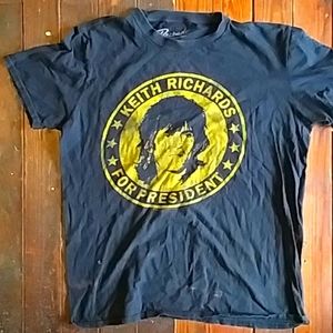Out of Print Keith Richards For President shirt